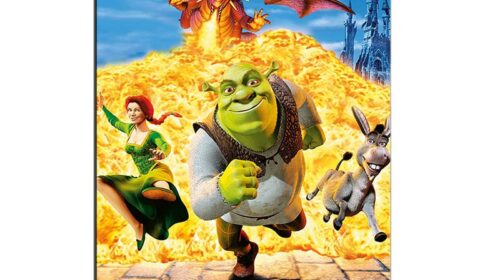 Shrek Mouse Pad Natural Rubber Washable