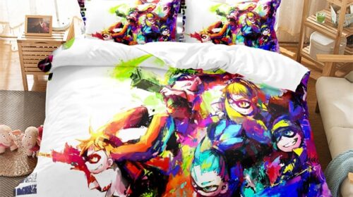 Splatoon Comfortable Bedding Three-Piece Soft and Breathable Duvet Cover