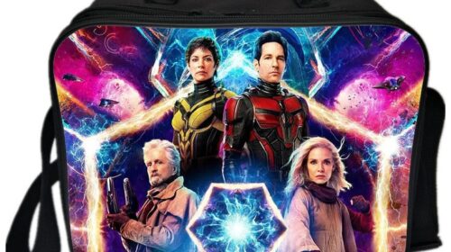 Ant-Man and the Wasp Quantumania Cooler Bag Insulation Bag Students School Food Storage Box
