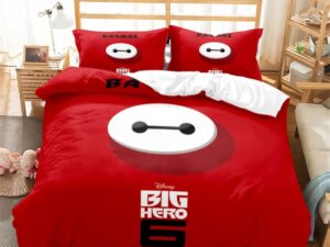 Big Hero 6 Comfortable Bedding Three-Piece Soft and Breathable Duvet Cover Gift