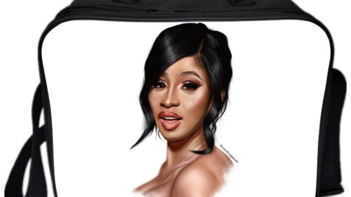 Cardi B Cooler Bag Insulation Bag Students School Food Storage Box