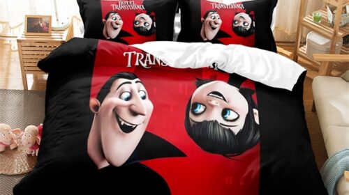 Hotel Transylvania Comfortable Bedding Three-Piece Soft and Breathable Duvet Cover