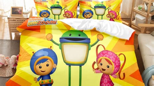 Team Umizoomi Comfortable Bedding Three-Piece Soft and Breathable Duvet Cover
