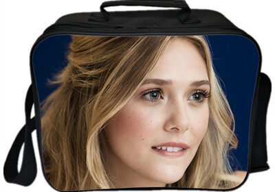 Elizabeth Olsen Lunch Bag Students Anime Picnic Box Worker Men Women Kids Portable Insulated Thermal Food Pouch Gift