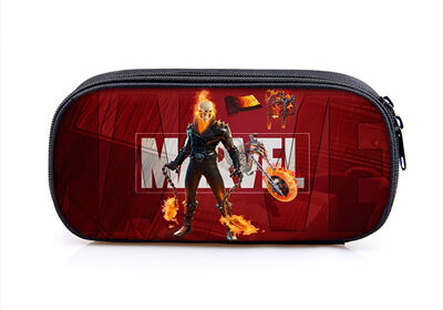 Ghost Rider Large Pencil Case Purse Storage Bags Multifunction Cosmetic Bag