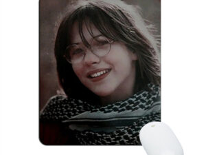 Sophie Marceau Mouse Pad Natural Rubber Washable