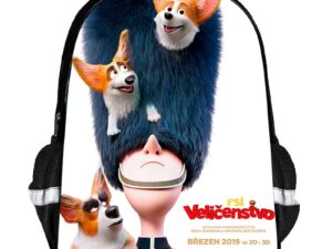 The Queen's Corgi Backpack Schoolbag