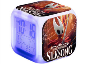Hollow Knight 7 Colors Change Digital Alarm LED Clock