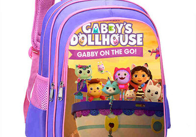 Gabby’sDollhouse Backpack School Bag Purple