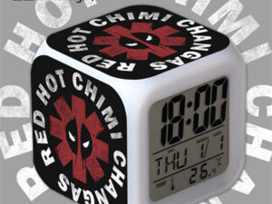 Deadpool 7 Colors Change Digital Alarm LED Clock