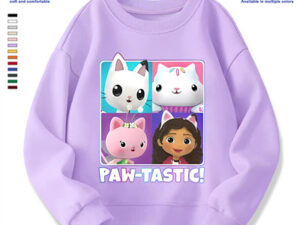 Gabby's Dollhouse Sweatshirts Boys Hoodies Toddler Fashion Casual Baby Girls Boy Kids Sweatshirt