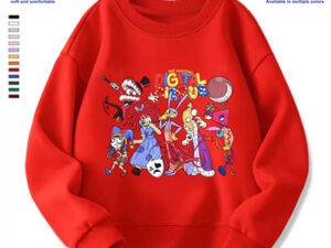 The Amazing Digital Circus Sweatshirts Boys Hoodies Toddler Fashion Casual Baby Girls Boy Kids Sweatshirt