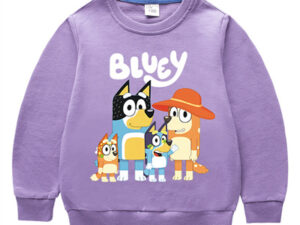 Bluey Sweatshirts Boys Hoodies Toddler Fashion Casual Baby Girls Boy Kids Sweatshirt
