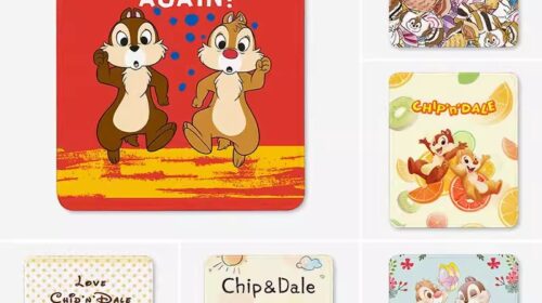 Chip an' Dale Mouse Pad Natural Rubber Washable