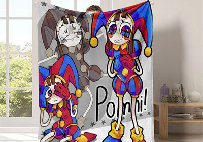 The Amazing Digital Circus Blanket Knee Blanket Sofa Blanket