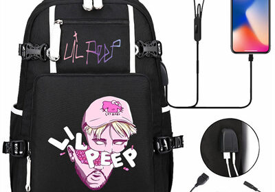 18 Inch Lil Peep Backpack School Bag