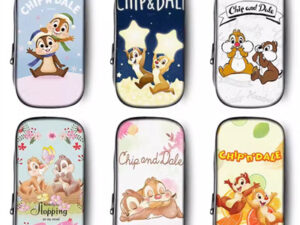 Chip ‘N’ Dale Large Pencil Case Purse Storage Bags Multifunction Cosmetic Bag