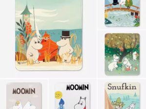 Moomin Mouse Pad Natural Rubber Washable