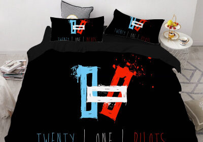 Twenty One Pilots Comfortable Bedding Three-Piece Soft and Breathable Duvet Cover