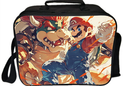 Super Mario Lunch Bag Picnic Box Portable