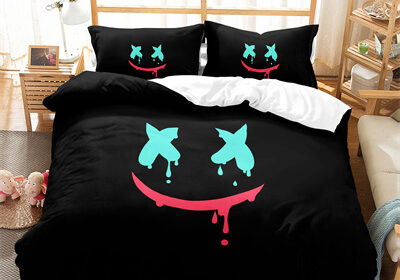Marshmello Bedding Three-Piece