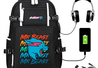18 Inch Mr Beast Backpack School Bag