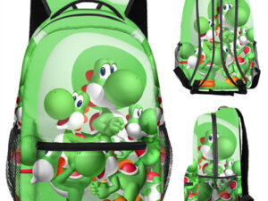18 Inch Yoshi Backpack men and women backpack travel bag full printing student school bag
