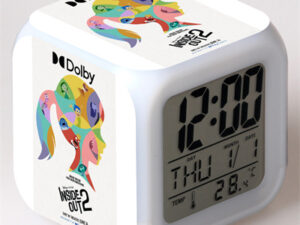 Inside Out 2 7 Colors Change Digital Alarm LED Clock