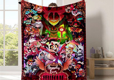 Hazbin Hotel Blanket Knee Blanket Sofa Blanket