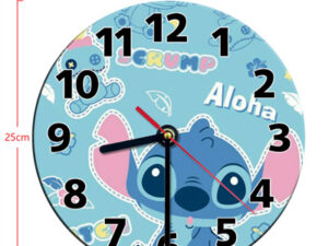 Stitch alarm clock wall clock clock decorative clock wall clock 25cm