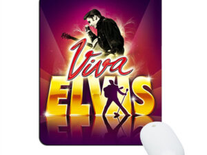 Elvis Presley Mouse Pad Natural Rubber Washable