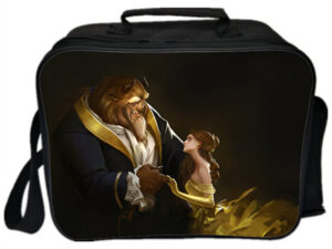 Beauty and the Beast Cooler Bag Insulation Bag Students School Food Storage Box