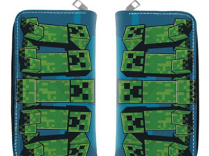 Creeper Full Color Zipper Wallet Wallet Clip Long Wallet Clutch Coin Purse