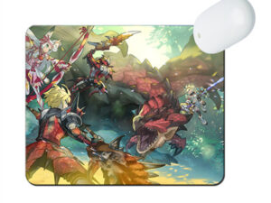 Monster Hunter Mouse Pad Natural Rubber Washable